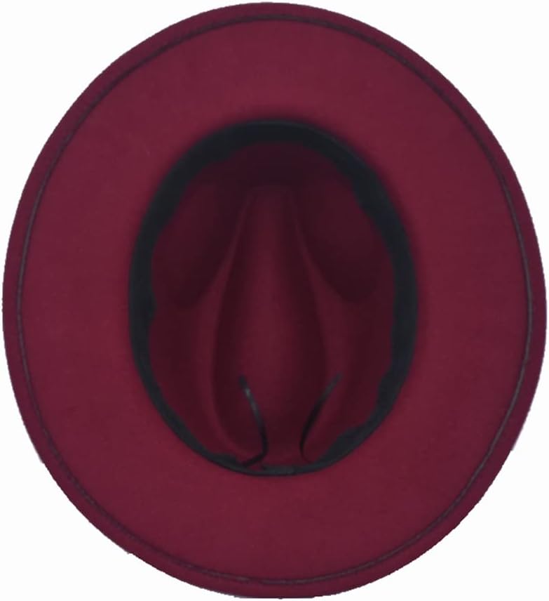Fedoras for Women Spring Wool Hats Men Black Jazz Caps Wide Brim Gentleman Elegant Chapeau Femme