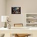 Cat Wall Decor Starry Night Pictures for Living Room Bedroom Bathroom Office,Cats Abstract Canvas Wall Art Print Painting Home Modern Artwork Framed Decoration 24 x 20 inch