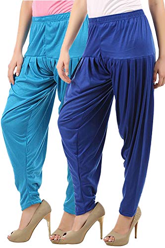 Image of Buy That Trendz Patiala Salwar for Women Viscose Patiala Pant Combo