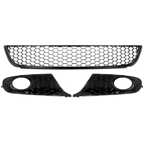 Grille d'aération inférieure avant noire ABS haute résistance pour VW Golf MK6