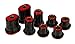 Prothane 7-222 Red Front Control Arm Bushing Kit with Shells
