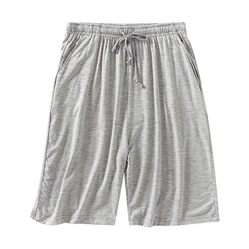 Lässige Outdoor-Taschenhose für Herren, Arbeitshose, Strand, Baggy-Shorts Herren Freizeit Shorts (Grey, XXXXXXL), 11.59