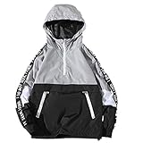 Tipo de patrón: Sólido Slim Fit con Capucha Outwear Blusa de Sudadera Suéter de Barras paralelas de Costura para Hombre BaZhaHei Invierno Abrigo Casual Sudadera con Capucha Chaqueta de Lana Capa Jacket Parka Pullover