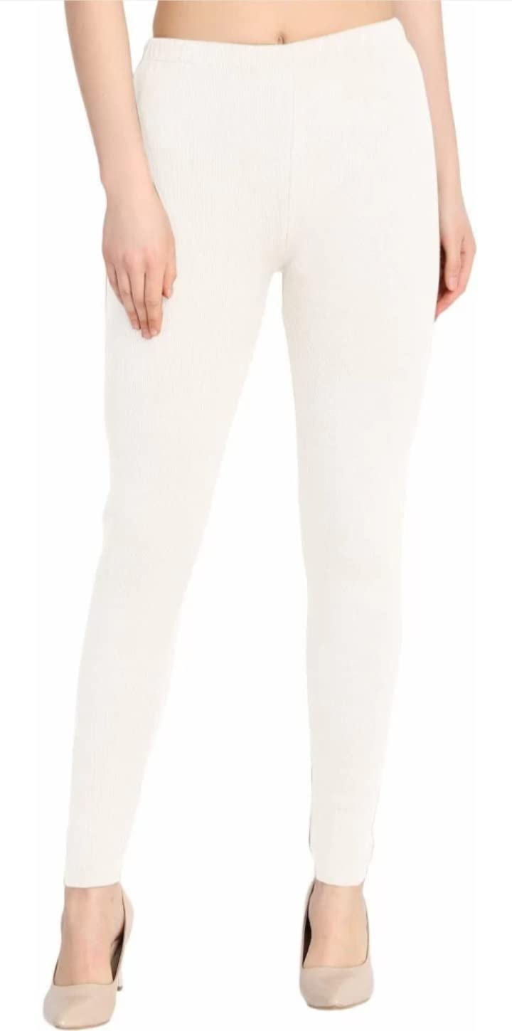 thrifty thread we promise comfort Women's Warm Woolen Legging for Winter White-picture-17