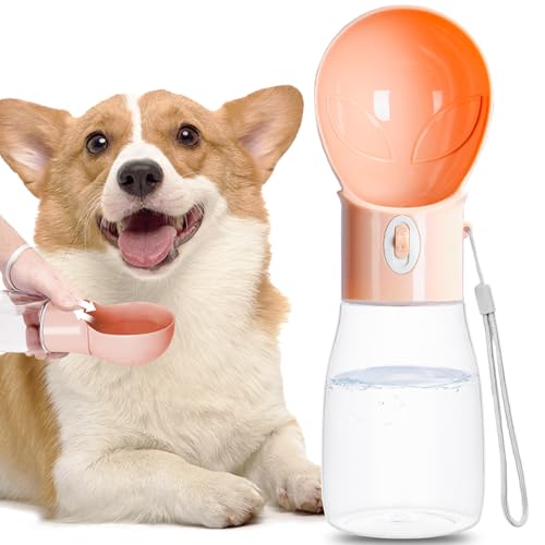 Dog Water Bottle, Widen Sink Portable Dogs Water Dispenser 17oz