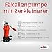 Grafner Profi Fäkalienpumpe 550 Watt mit Schneidwerk und 30m Schlauch, Schwimmschalter, 10000 l/h, Kupplung, 50 mm Fremdkörper, Schmutzwasserpumpe mit Zerkleinerer und C-Schlauch, Tauchpume Fäkalien