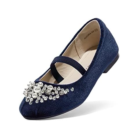DREAM PAIRS Aurora-03 Girls' Ballerina Flats Cover
