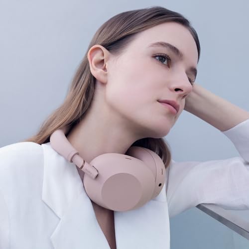 Image of Sony WH-1000XM6 The Best Wireless Noise Canceling Headphones, HD NC Processor QN3, 12 Microphones, Adaptive NC Optimizer, Mastered by Engineers, Studio-Quality- Sand Pink