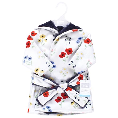 Image of Hudson Baby Unisex BabyMink with Faux Fur Lining Pool and Beach Robe Cover-ups