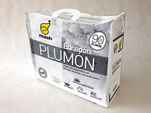 Mash Edredón Nórdico 90% Plumón Cama 135 Cm 220x220 Cm