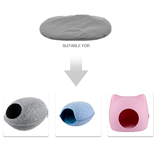 Baugger - Tapete para cama de caverna de gato Cama de caverna para dormir de gato macio e confortáve