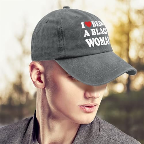 Gorra unisex 'I Love Being a Black Woman' para running miniatura 4