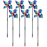 Windrad aus kunststoff: tolles foto-requisit für sie, verwenden sie es, um einige interessante bilder mit ihren freunden zu machen, windrad für den garten