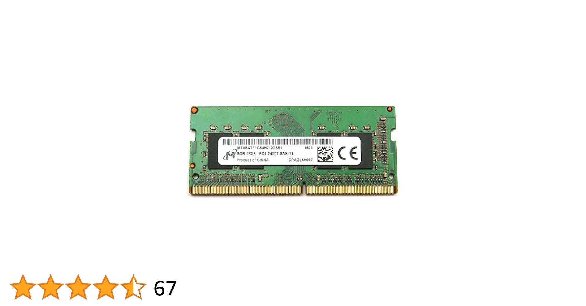 Micron DDR4 8GB メモリ 2400MHz 8点セット A-Tech 8GB RAM Replacement for Ramaxel RMUA5110MB78HAF-2400