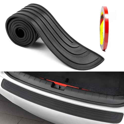 Protezione Paraurti Posteriore Auto Onlvmyur Protettore del Bagagliaio in Gomma 90cm x 7cm Paracolpi Paraurti Posteriore Accessori per Auto/SUV