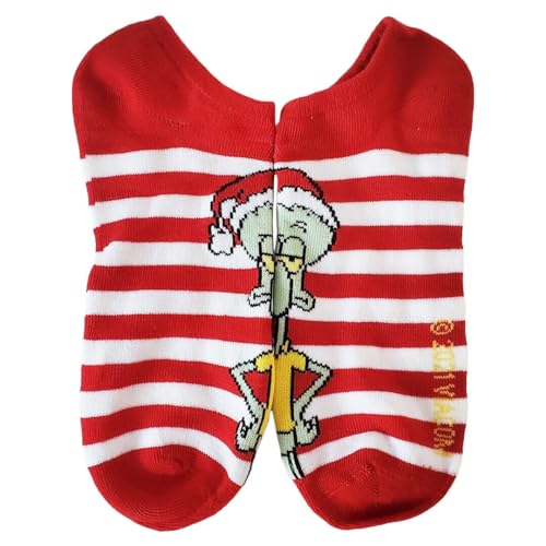 Nickelodeon Sponge Bob Women No Show Ankle 5 Pairs Pack Socks2