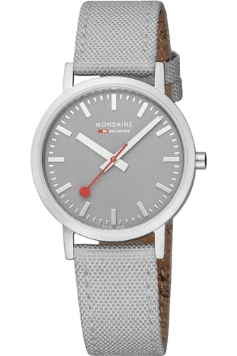 Mondaine Classic Reloj para Hombre Analógico de Cuarzo con Brazalete de Textil A660.30314.80SBH