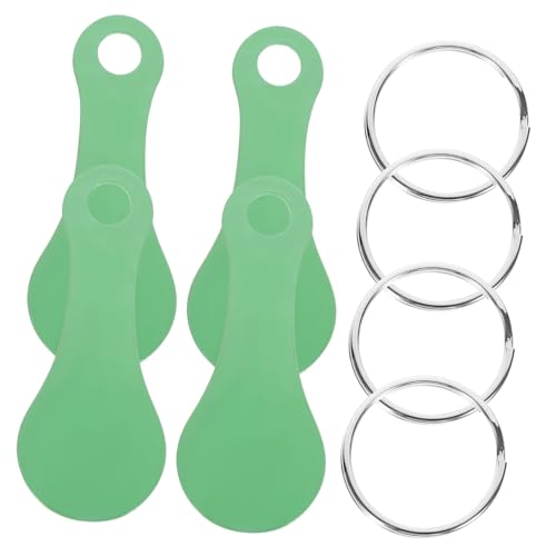 Gadpiparty 4pezzi Gettoni Per Della Spesa in Acciaio Portachiavi Gettone Per Decorazione Portachiavi Ciondolo Per Della Spesa