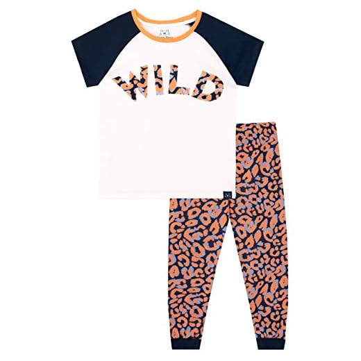 Harry Bear Pijamas para Niñas Estampado de Leopardo Blanco 11-12 Años