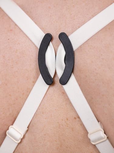 Image of DClub Razor Clips Bra Strap Clips Racer Back Conceal Straps Cleavage, Bra Strap clip holder hook, Anti Slip Bra strap holder