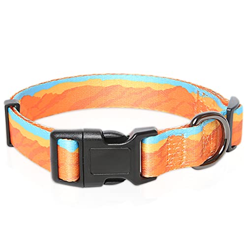 HEELE Collare Cane Modello Classici, Morbido Regolabile Comfort per le Passeggiate e l'Addestramento, Cuccioli Cani Piccola Media e Grande Taglia, Deserto, XS