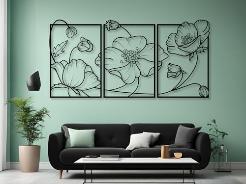 Facile da appendere: la decorazione da parete può essere appesa con nastro biadesivo o distanziatori. Scegli l'opzione di fissaggio più comoda per te