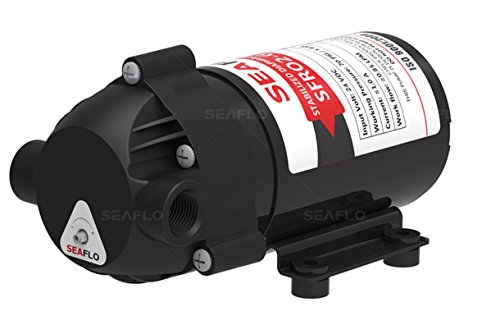 SEAFLO Water Pressure Booster Pump w/ 110V Transformer for Reverse Osmosis (RO) Systems (50GPD)