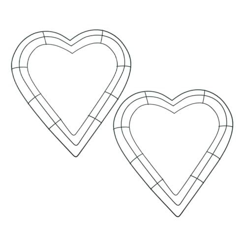 Cerceau floral en cœur pour la Saint-Valentin et ornement suspendu