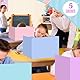 Honatrv 5 Stück Tragbarer Schreibtischteiler Trennwand U-Förmiger 40x30x30cm Schreibtisch Trennwand Faltbare für Schule, Büro, Bibliothek, Mehrfarbig