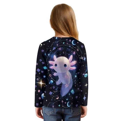 Long Sleeve Shirts for Girls Tie Knot Front Tops Kids School Clothes Sports Activewear2