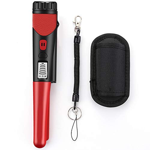 CALIDAKA Metal Detector Pinpointer Pin Pointer Water Resistant Metal Detectors,360-degree Searching Metal Detectors with Holster Waterproof Handheld Pin Pointer Treasure Unearthing Tool