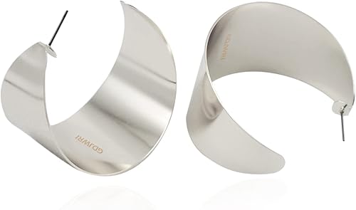 Aretes de aro geométricos gruesos, grandes, vintage, hipoalergénicos, chapados en oro, aretes bohemios, joyería para mujer, regalos de boda