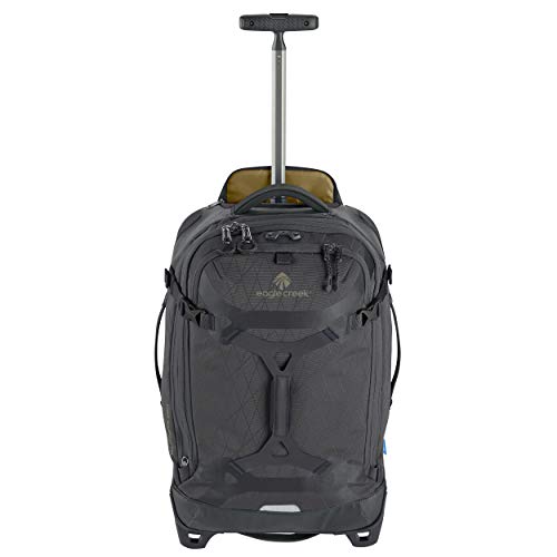 Eagle Creek Gear Warrior Carry Luggage Softside 2-Wheel Rolling Suitcase, Jet Black, 22 Inch