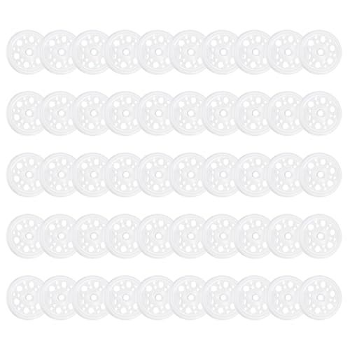 TAYCZGQL 50 Pcs Plastic Washers Foam Board Washers Replacement for Flat Plaster Consumer Reports Recommended Rigid Insulation Screws Fasteners Durable Corrosion Resistant Lightweight