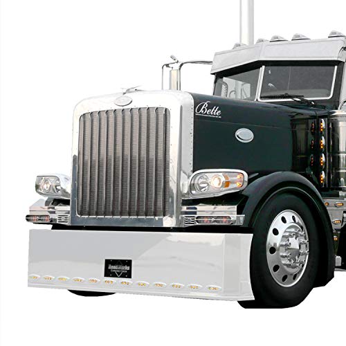 RoadWorks 35160-11 Stainless Steel Grille Bar Kit with 11 Grille Bars for 388 389