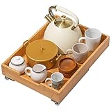 Picture of HOLDN’ STORAGE Bamboo Wooden Pull out Cabinet Organizer.14”W x 21”D - Requires At Least a 15.25:W x 21" D. Cabinet Opening. W/Lifetime Limited Warranty. Bamboo Tray and Heavy gauge metal rails.