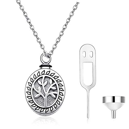 JPXXFM Ataúdes y Urnas, Artículos Conmemorativos Collar de...