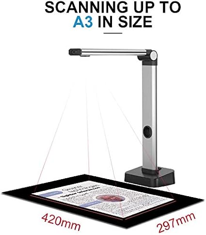 JOYUSING 14MP HD Portable USB Overhead Scanner - Scan Documents Multi-Language OCR, Fast Scanning, Convert to PDF/Word/Txt/Excel on Windows and PDF on Mac System