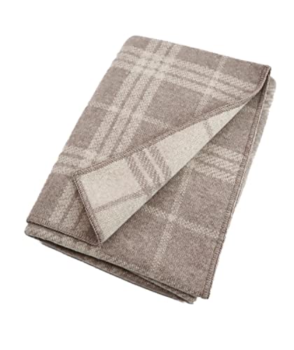 PRODIGAL カシミヤ 100％ チェック ブランケット ひざ掛け