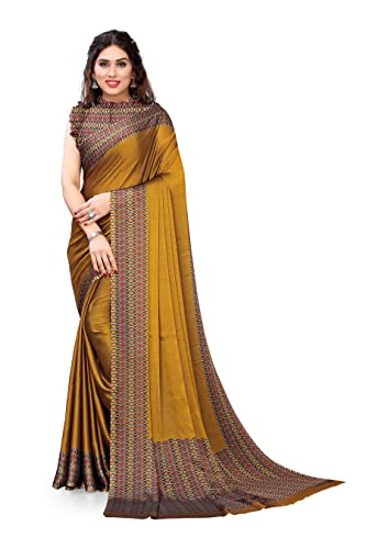 Image of MIRCHI FASHION Women's Ready to Wear 1 Minute Drape Chiffon Printed Saree with Blouse Piece