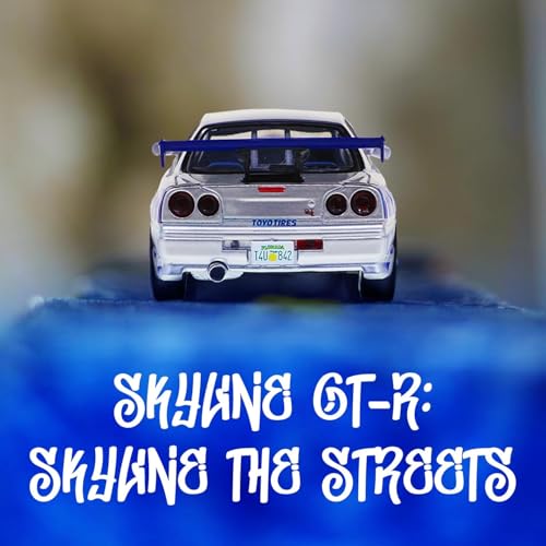 LUPPA Velozes e Furiosos, Carros Metálicos Diecast, Carros em Escala Colecionáveis, 1999 Nissan Skyl