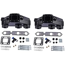 2 Set of Exhaust Manifolds 99746A17 Replacement for Mer-Crui-ser 4.3L V6, GM V6 229 262, Mer-Crui-ser 175, 185, and 205 MC-1-99746 Lamerto