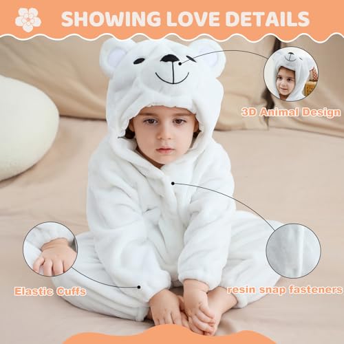Disfraz Unisex Baby Bear con Capucha 2-36 Meses miniatura 2