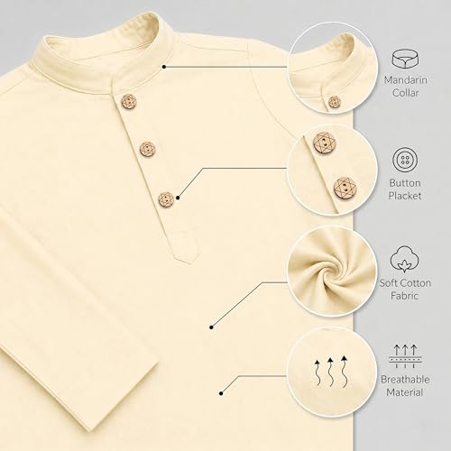 Image of Chandrakala Kids Kurta Set for Boys Indian Ethnic Wear (KK117-P)