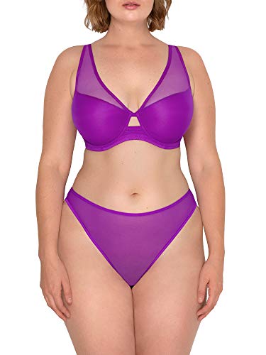 Image of Smart & Sexy Women's Mesh Plunge Bra