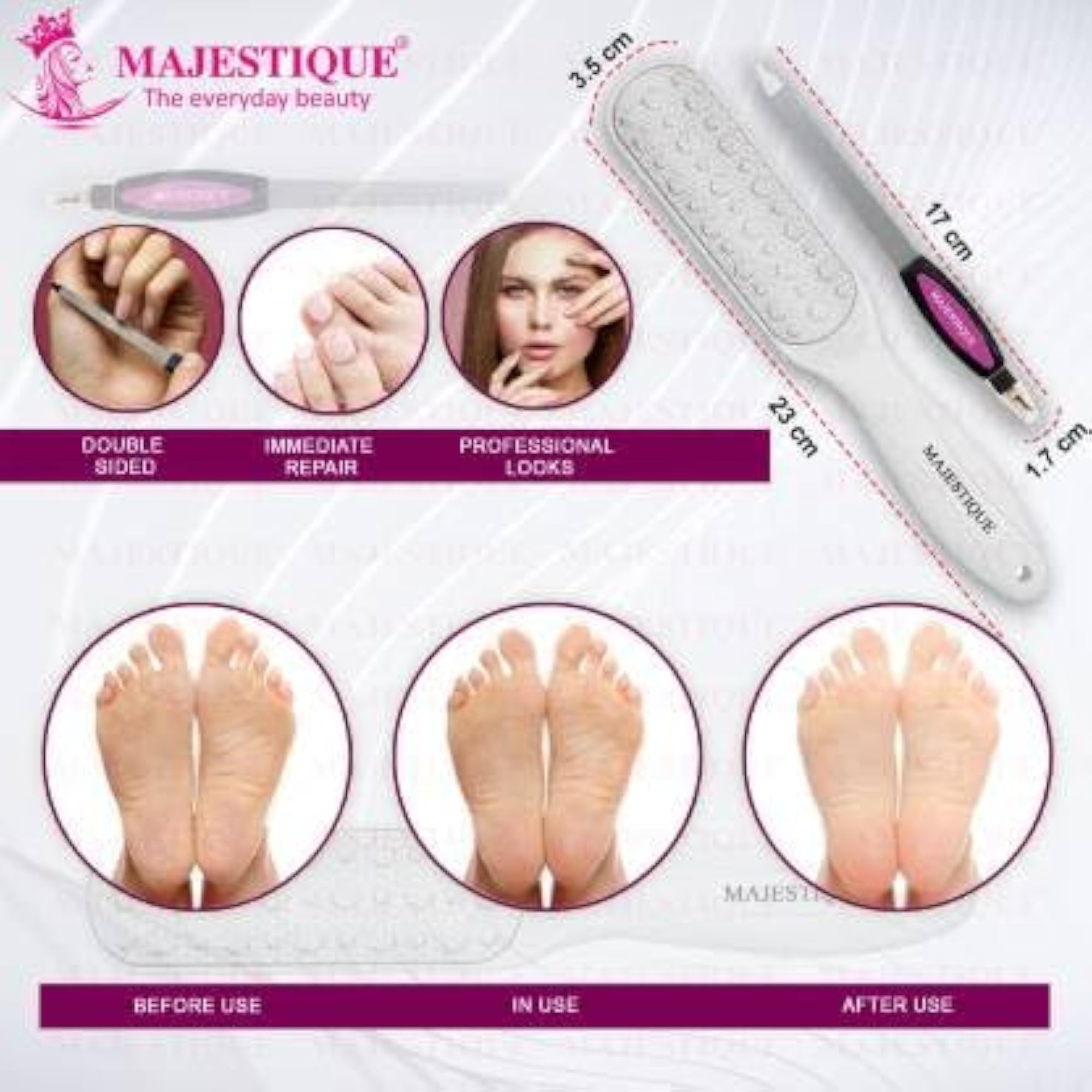Foot File Callus Remover, Lightweight Metal