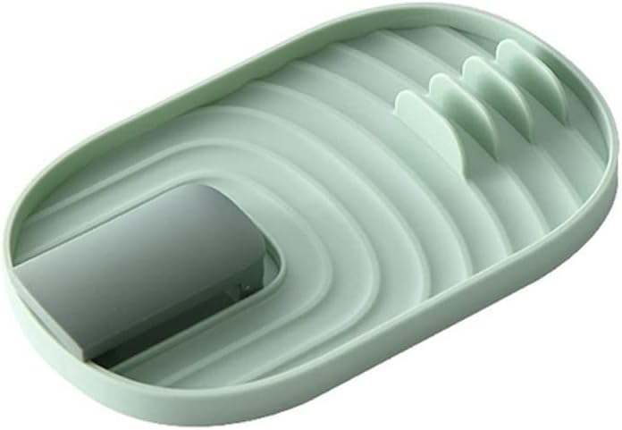 Foldable Pot Lid Rack Plastic Spoon Holder Stand Kitchen for Fork Spatula Rack Pan Cover Shelf(D)