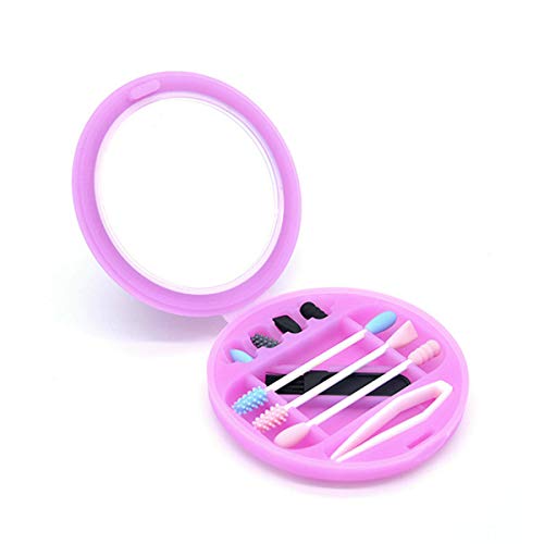 Reusable Ear Cotton Swabs Portable Silicone Washable Cotton Swabs for Ear Cleaning Makeup Beauty 3 pieces