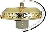 Satco - Vac Brass Wired Fan Kit