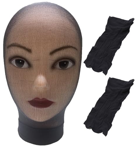 2 Pcs Black Stockings Mask Sexy Sheer Pantyhose Mask Halloween Transparent Stockings Masks for adults